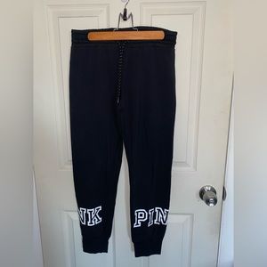Black Victoria Secret Pink Sweatpants